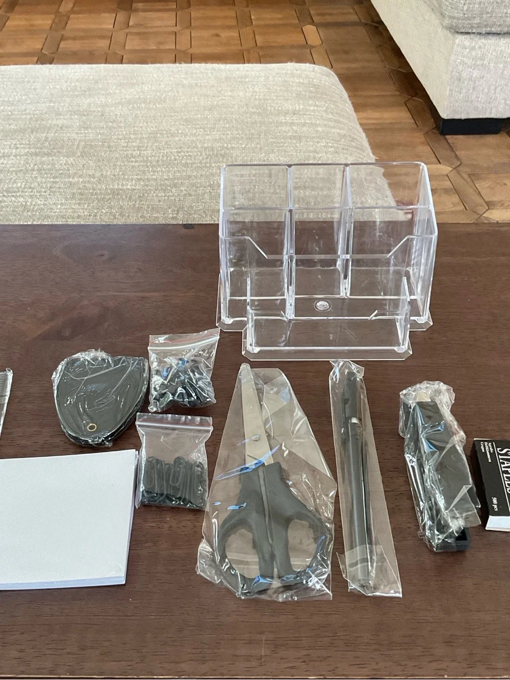Desk Organizer w Supplies 7 Piece Set New